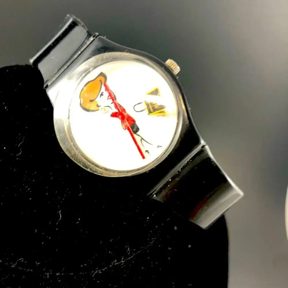 Vintage Mary Kay Funny Comic Watch New Old Stock Red Jacket Award New Old Stock